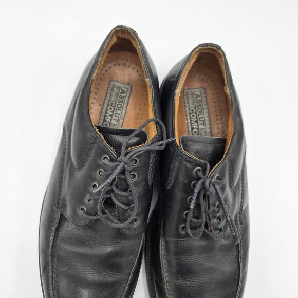 Italian Leather Dress Shoes Men’s 11 Leather Lined Comfort Oxfords Made Italy main image 4